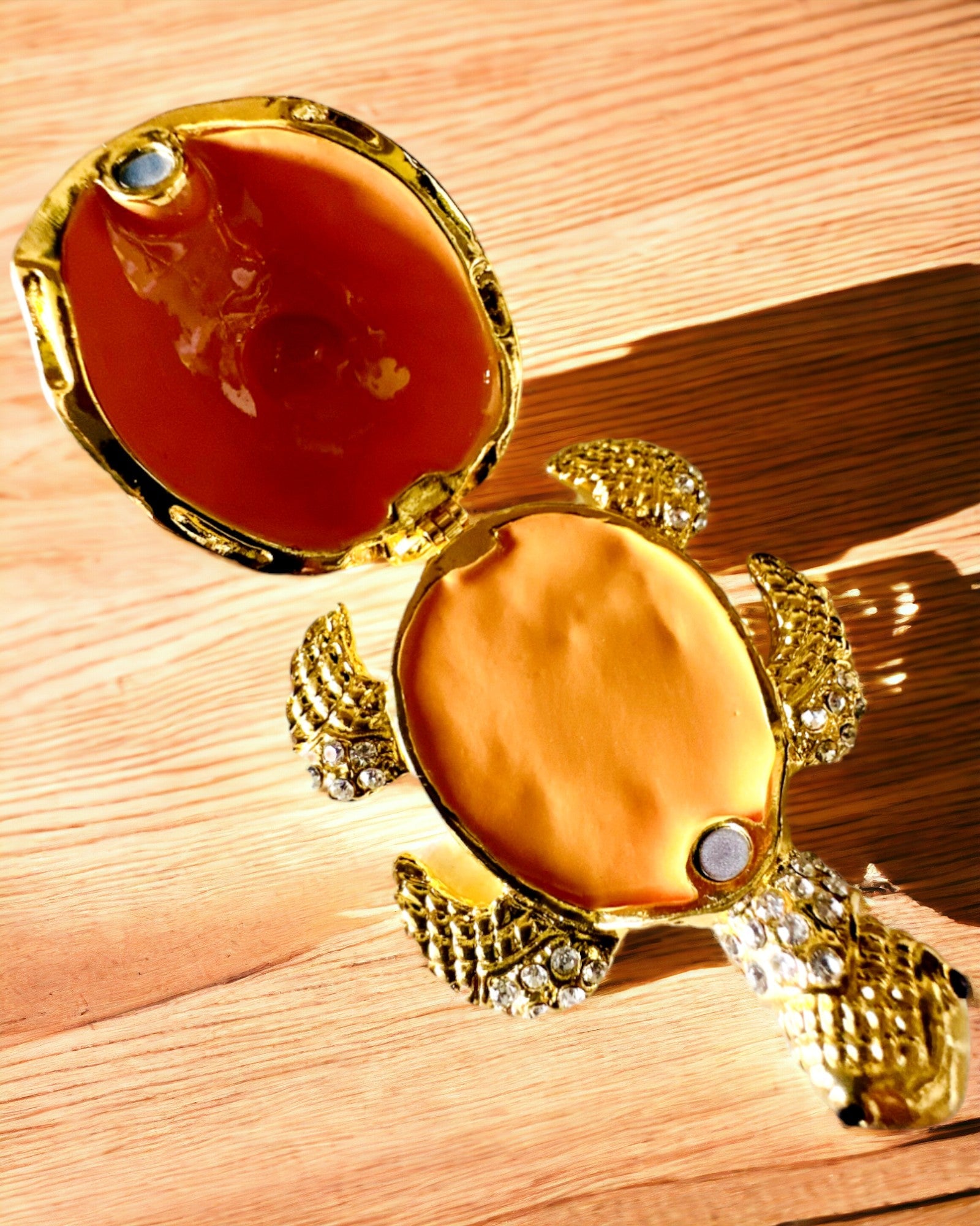 Caja "Familia de Tortugas" - color verde, personalización con grabado