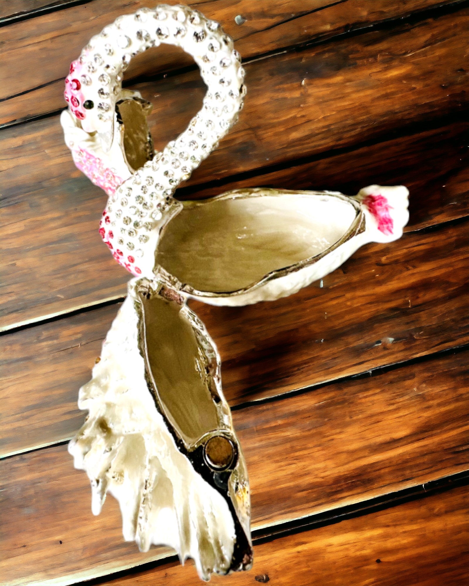 Elegante Cofre "Joya del Cisne" - personalización con grabado