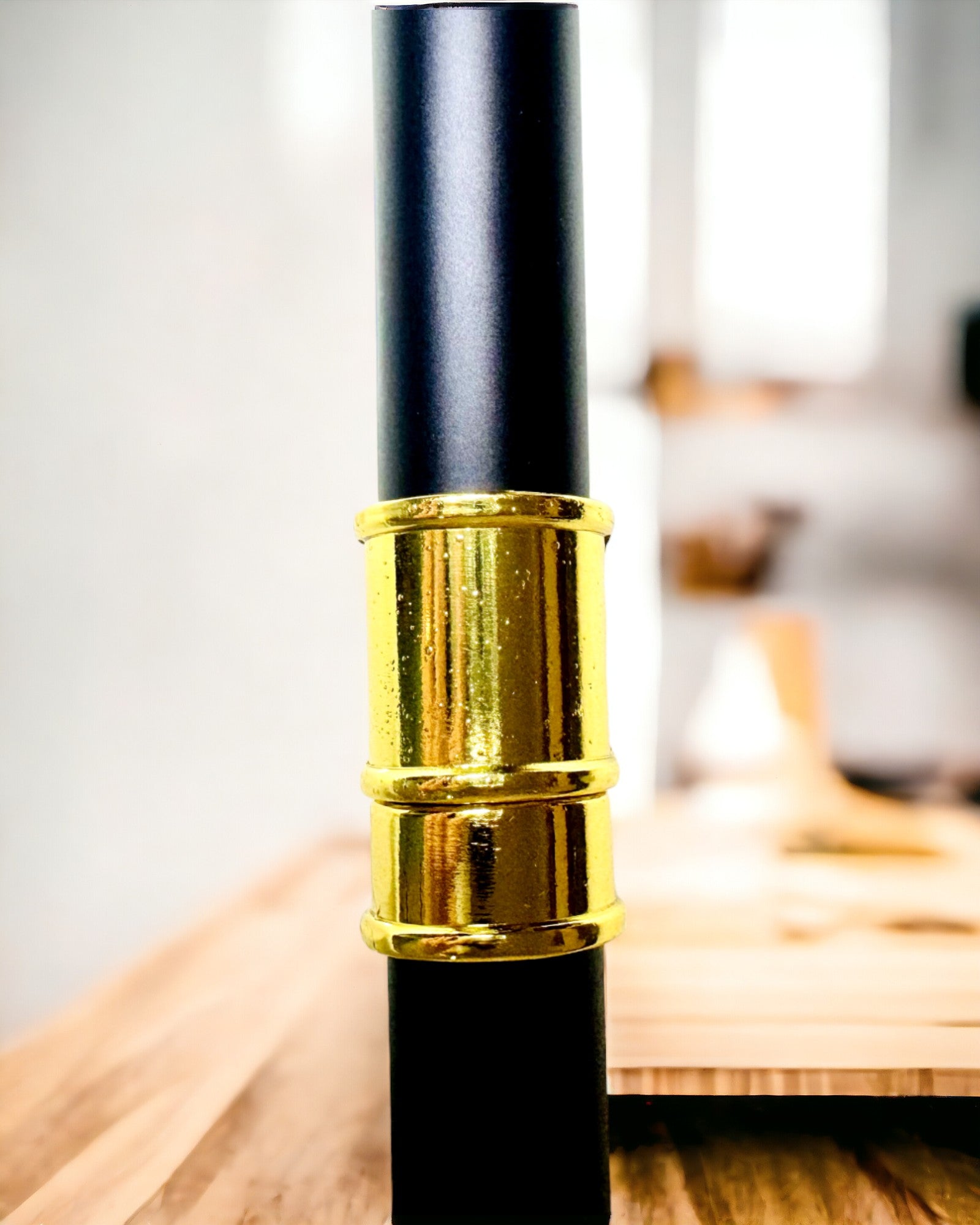 Bastón de Lujo con Mango Dorado en Forma de Flor – Elegante y a la Moda, 93 cm