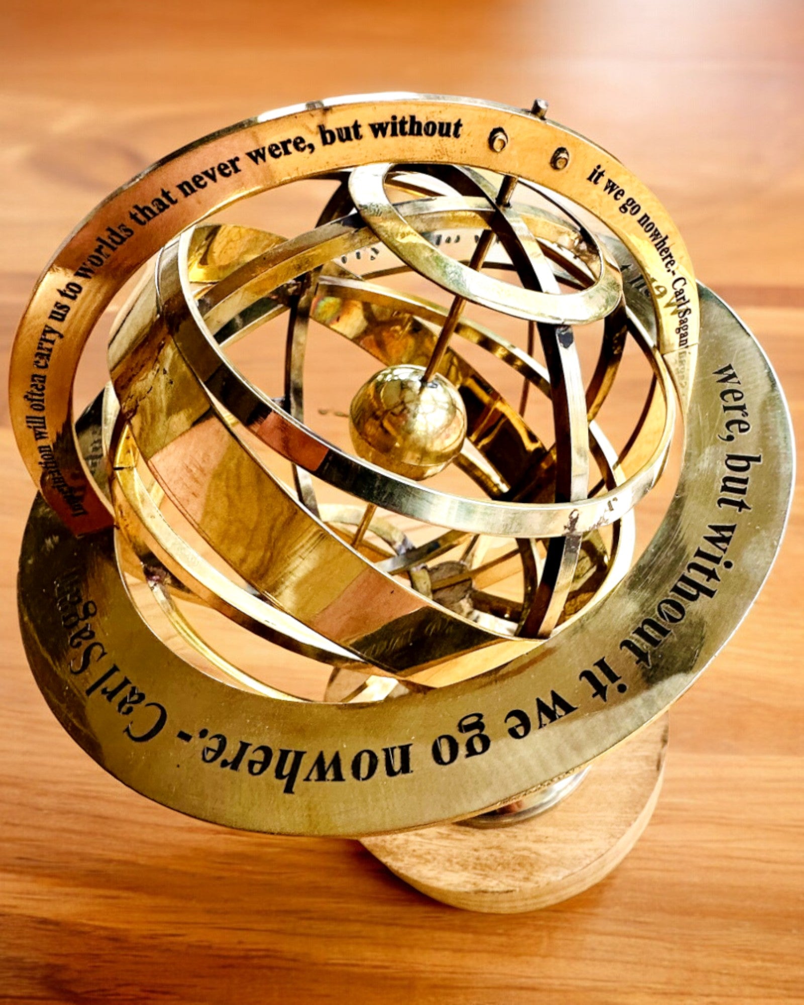 Astrolabium Artis - Hecho a Mano con Opción de Grabado, decoración para oficina, premium