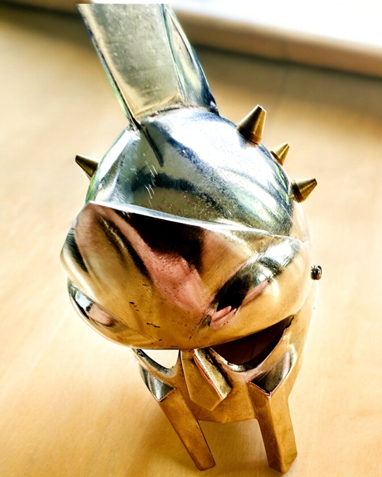 Máscara de Gladiador Caballeresca "Sparta" - posibilidad de personalización con grabado