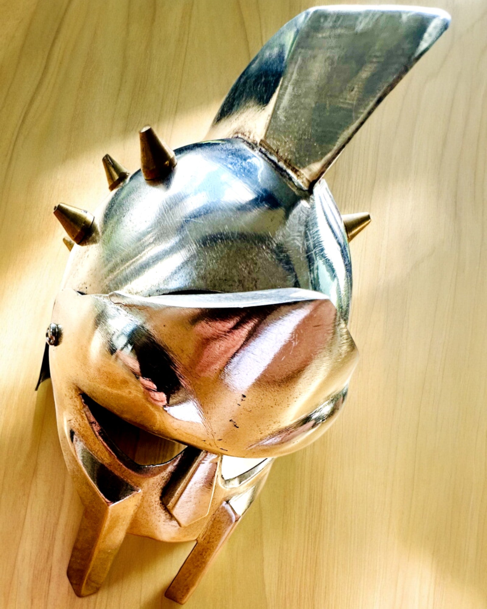 Máscara de Gladiador Caballeresca "Sparta" - posibilidad de personalización con grabado