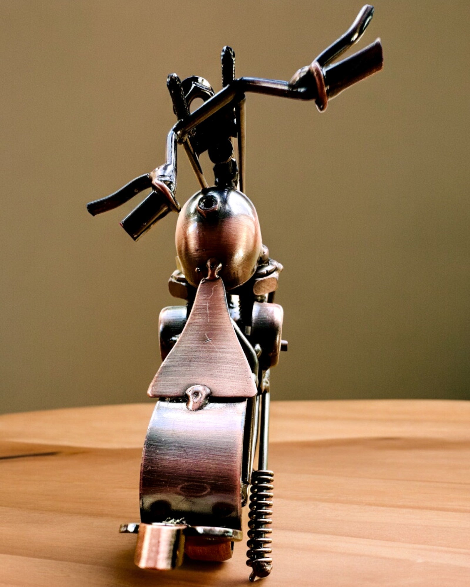 Modelo de Motocicleta Hecho a Mano de hierro, Chopper, personalización, grabado para regalo