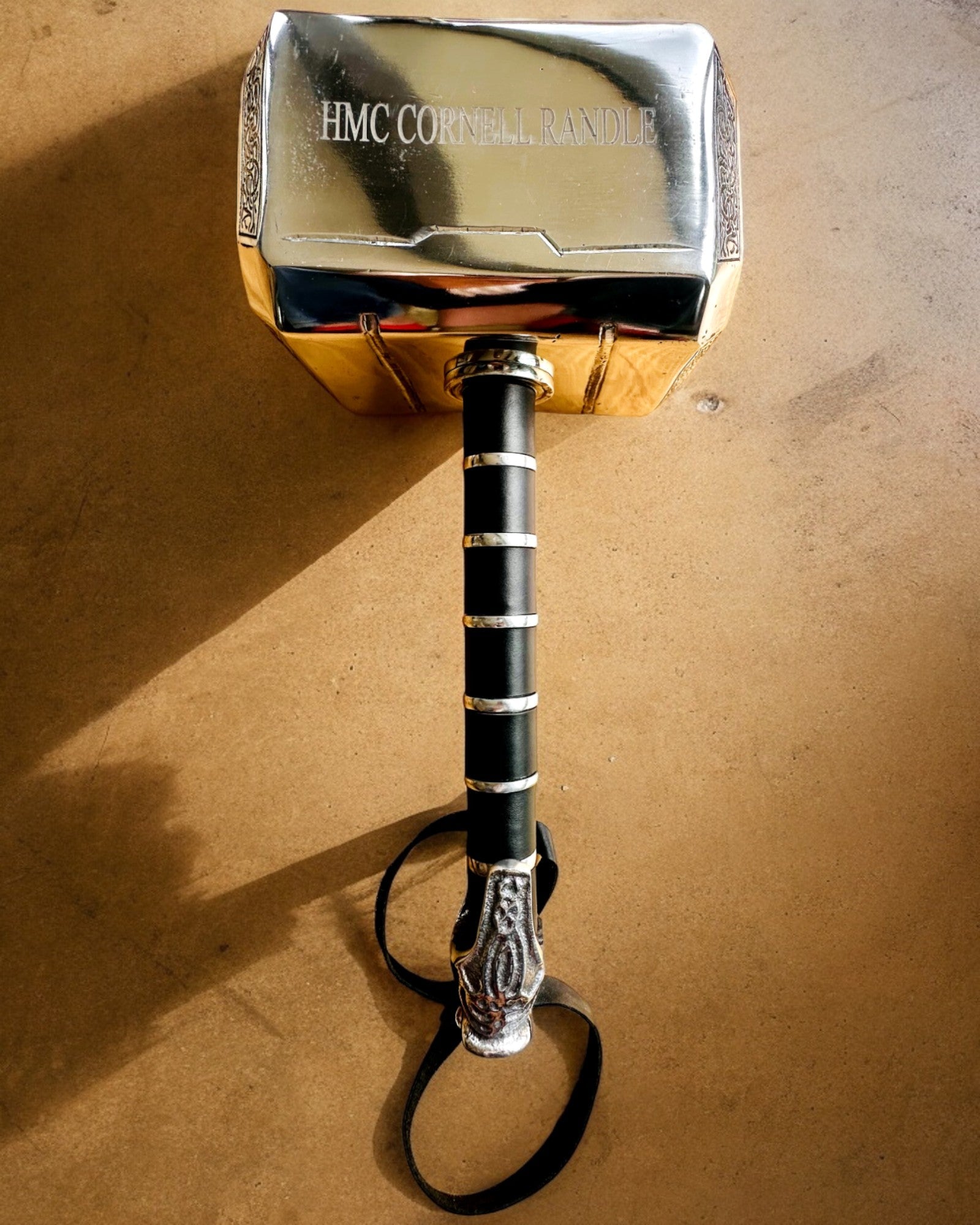 Młot Thora "Chief" - Martillo Artesanal Hecho a Mano, personalización con grabado para regalo