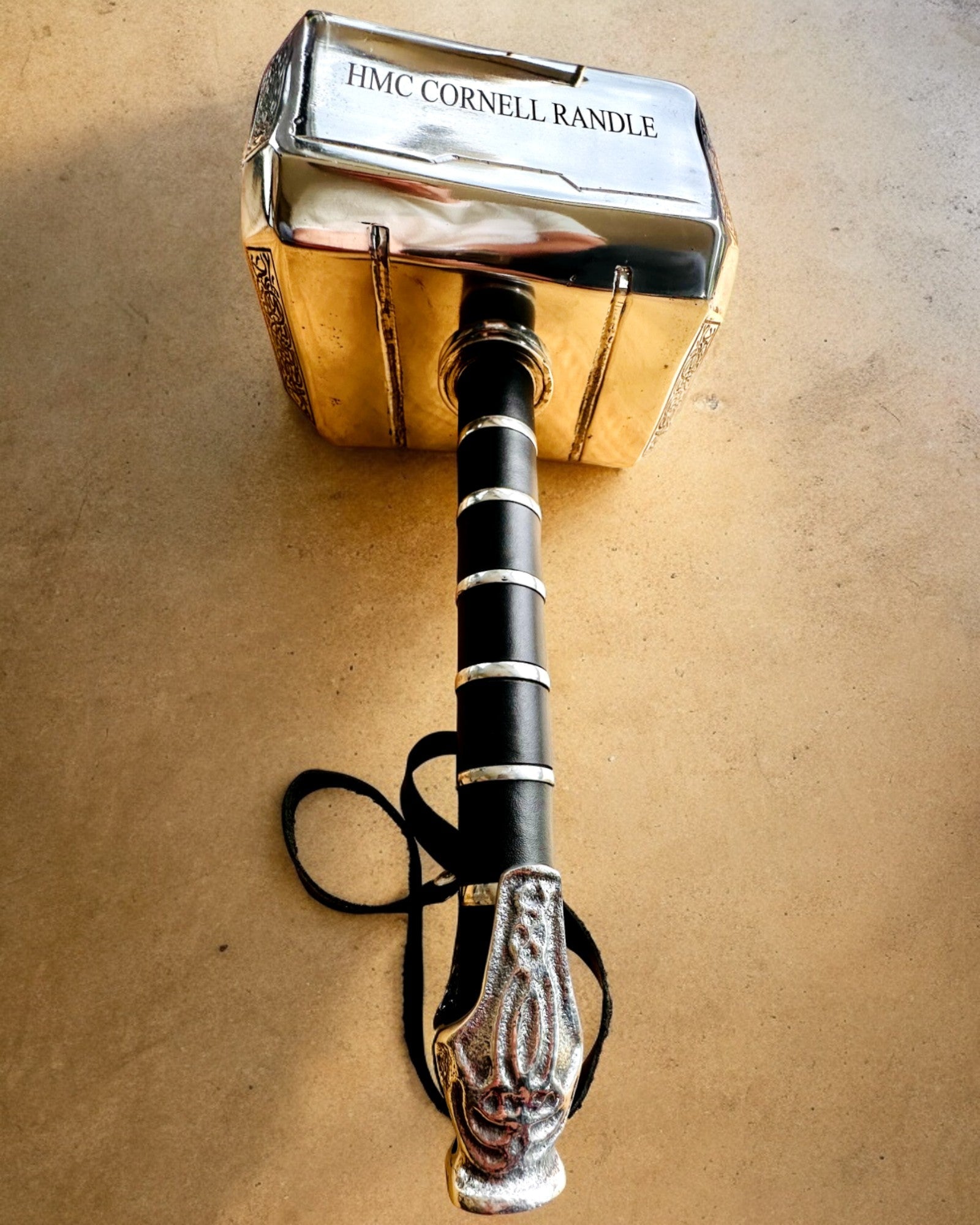 Młot Thora "Chief" - Martillo Artesanal Hecho a Mano, personalización con grabado para regalo