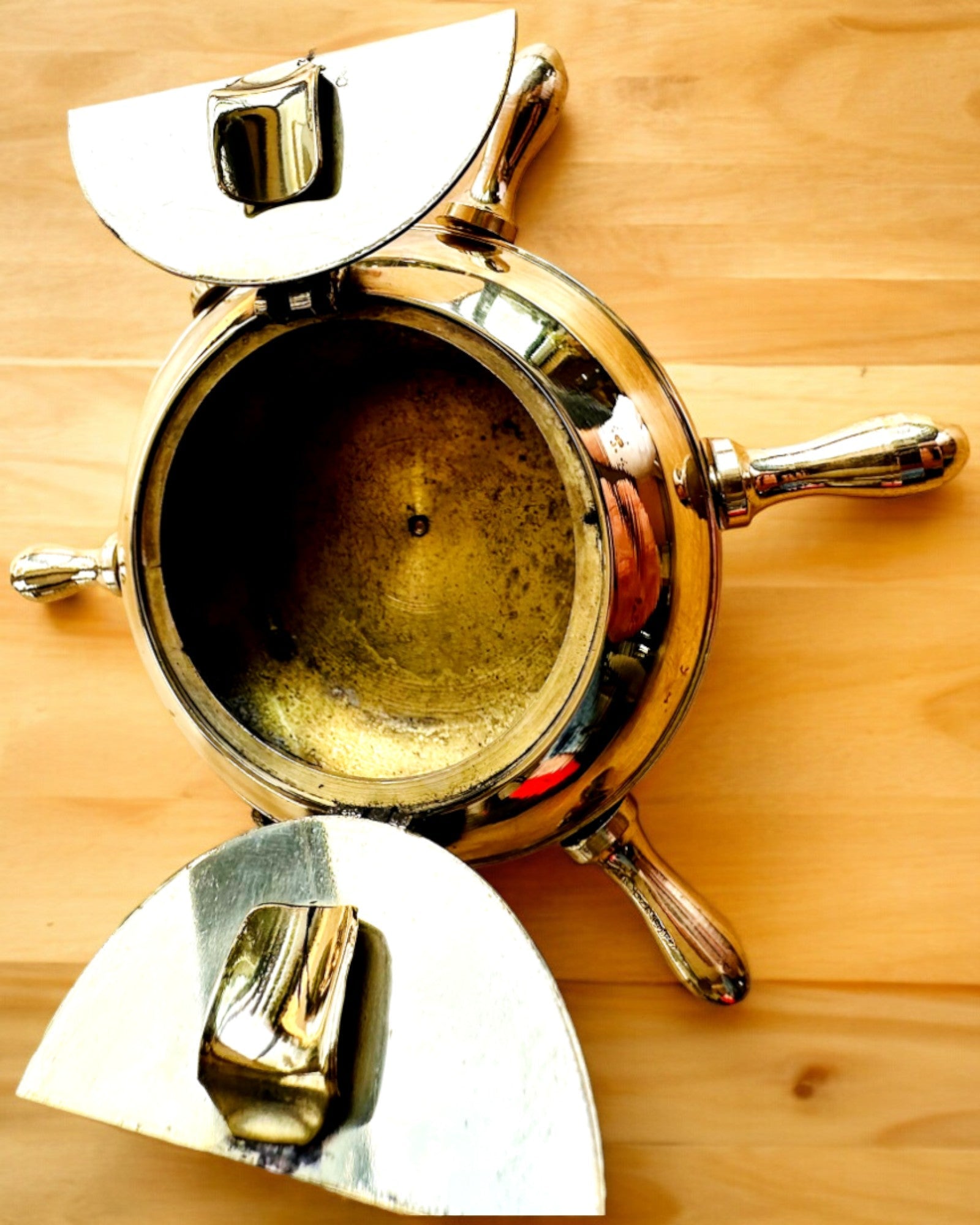 Cenicero de Latón Capitán - opción de personalización para regalo con grabado, hecho a mano