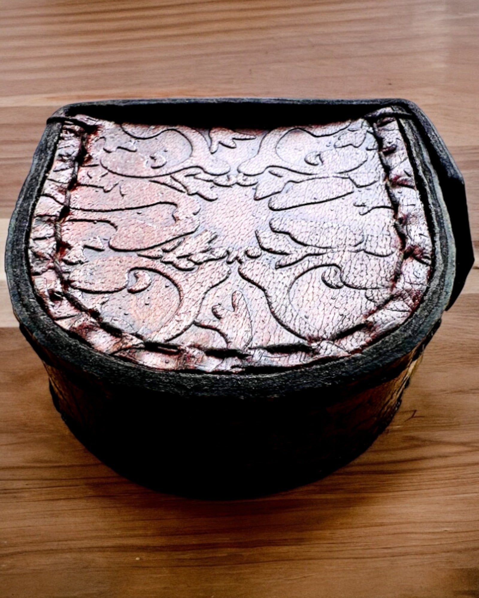 Elegante Estuche Maharadży para Reloj de Bolsillo o Brújula - posibilidad de personalización con grabado