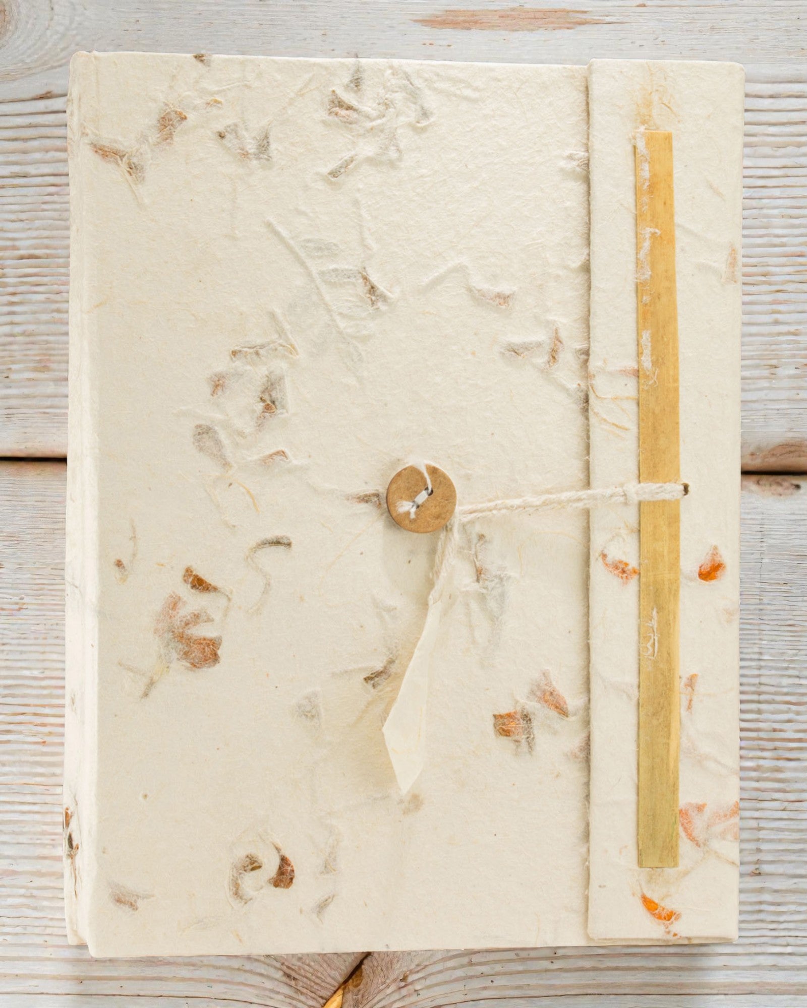 Cuaderno grande Lokta Floración botánica – Flores (45 hojas, 21 x 15 cm)