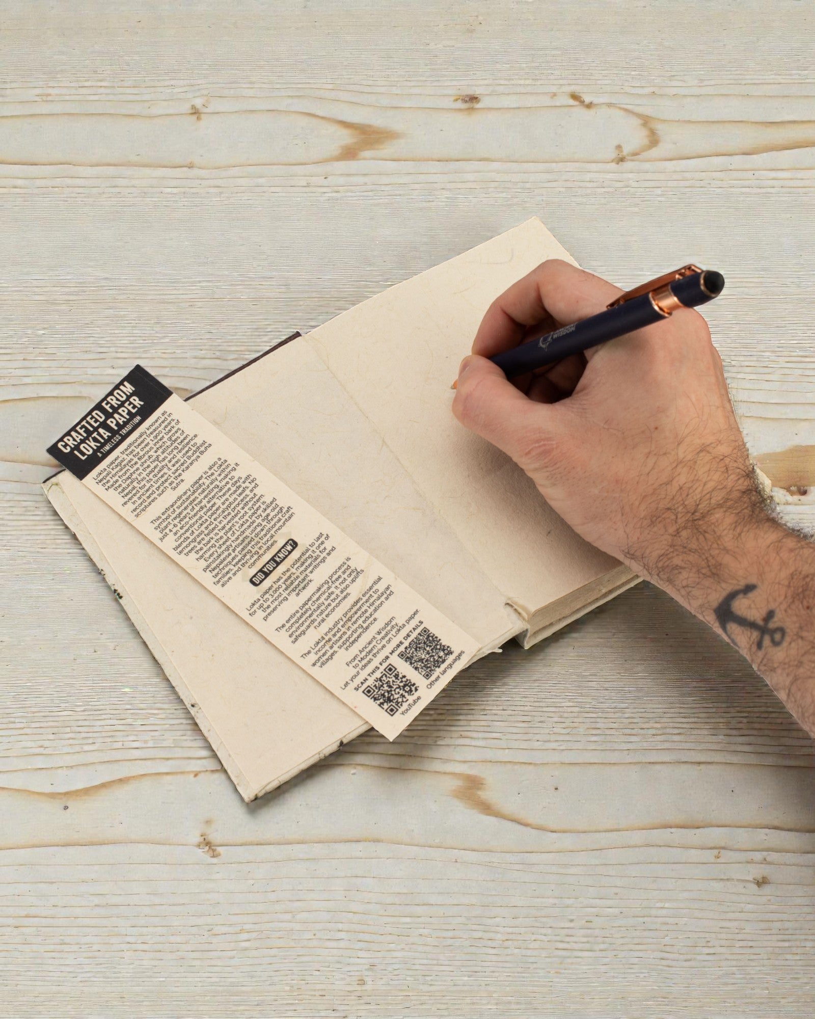 Cuaderno mediano de inspiración para los codos de oración – banderas de oración (45 hojas, 15 x 12 cm)