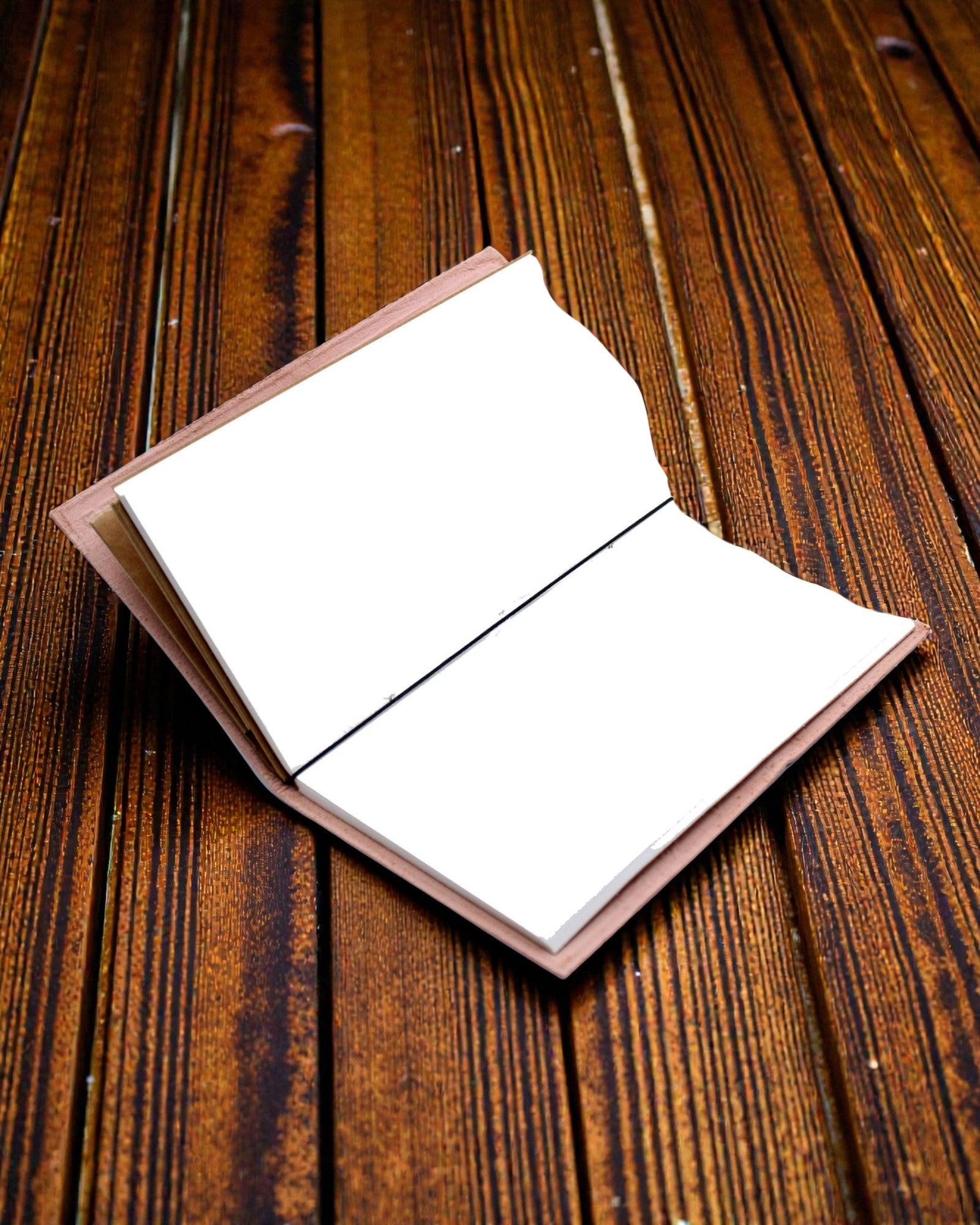 Cuaderno de notas de cuero hecho a mano Vínculo verdadero – Amigos verdaderos (80 páginas)