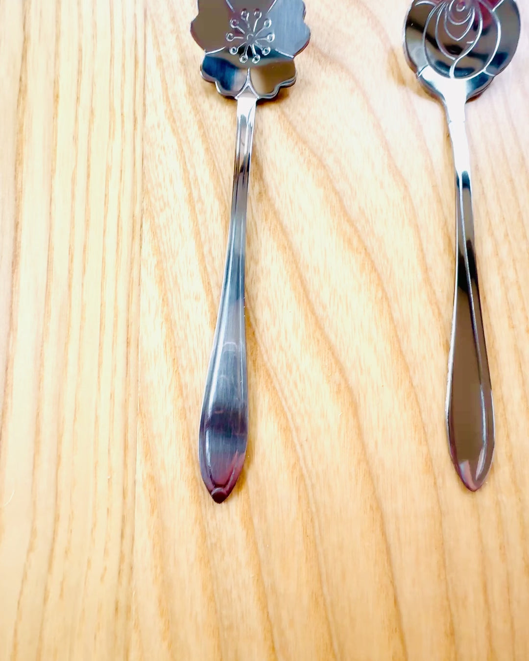 Cucharita elegante "Kwiatowa Elegancja" – Personalizada para regalo, grabado, 7 variantes para elegir