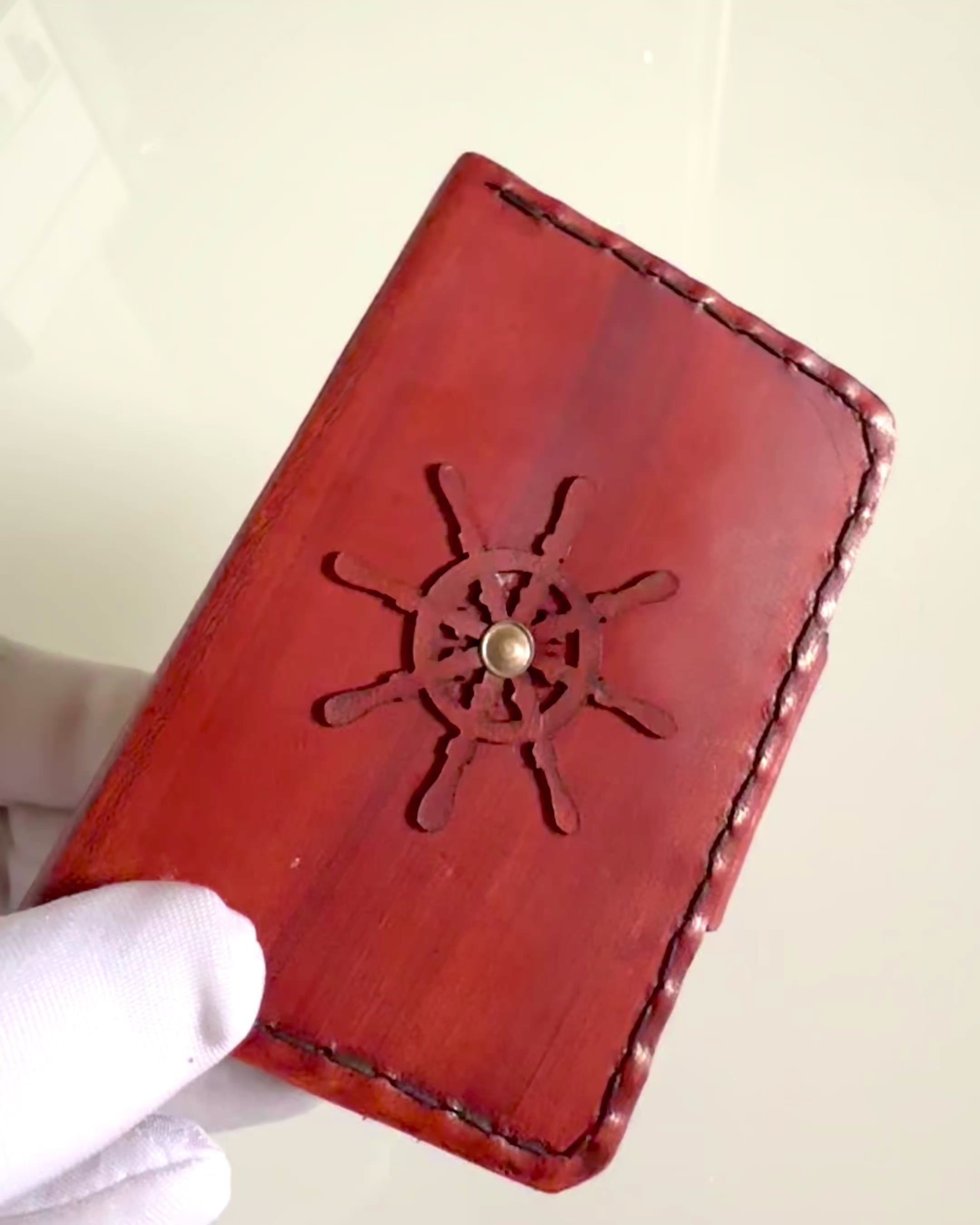 Estuche de Comandante – Estuche Hecho a Mano para Reloj de Bolsillo o Brújula con Posibilidad de Personalización