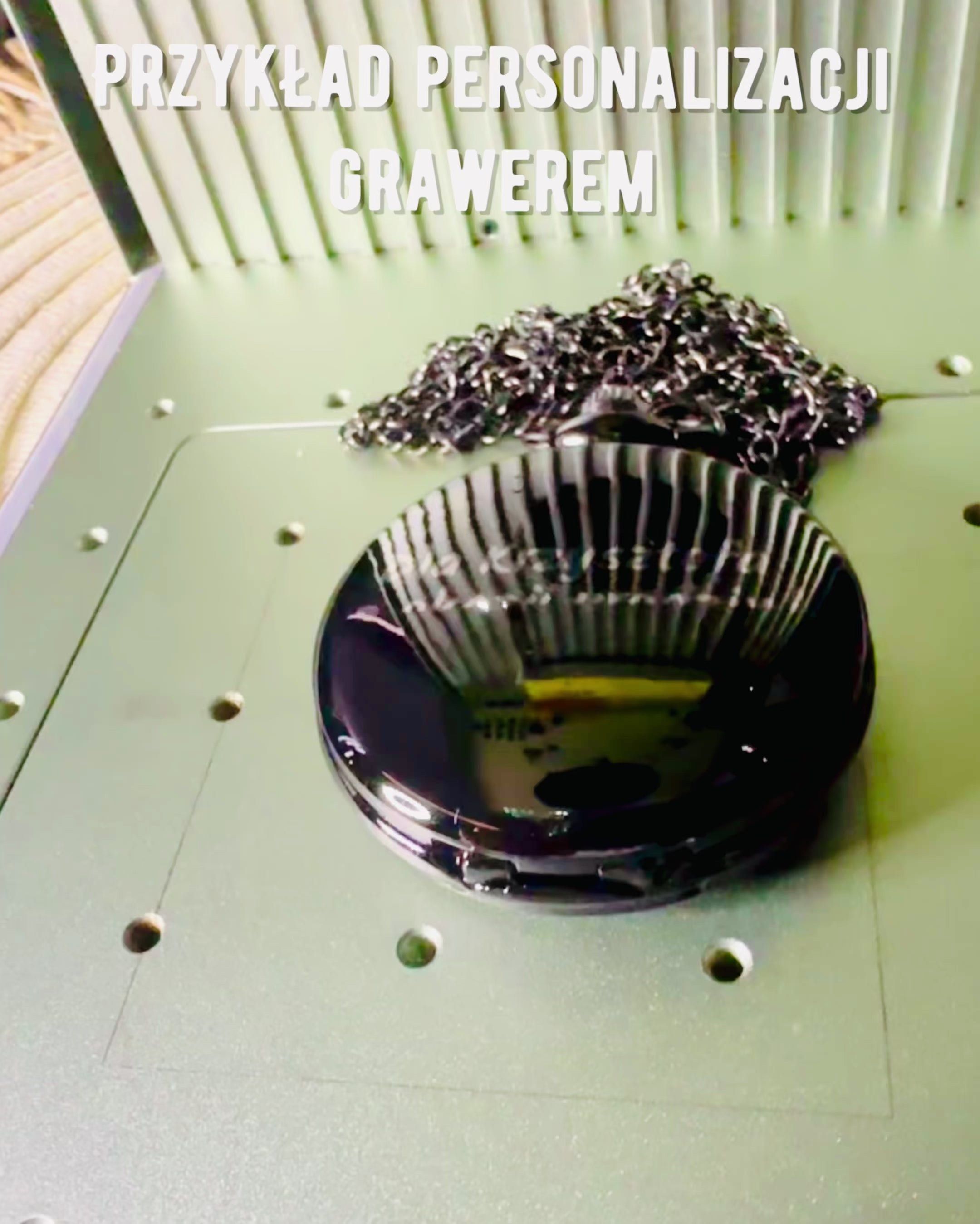 Reloj de bolsillo negro "Klasyczny Elegans" con opción de grabado