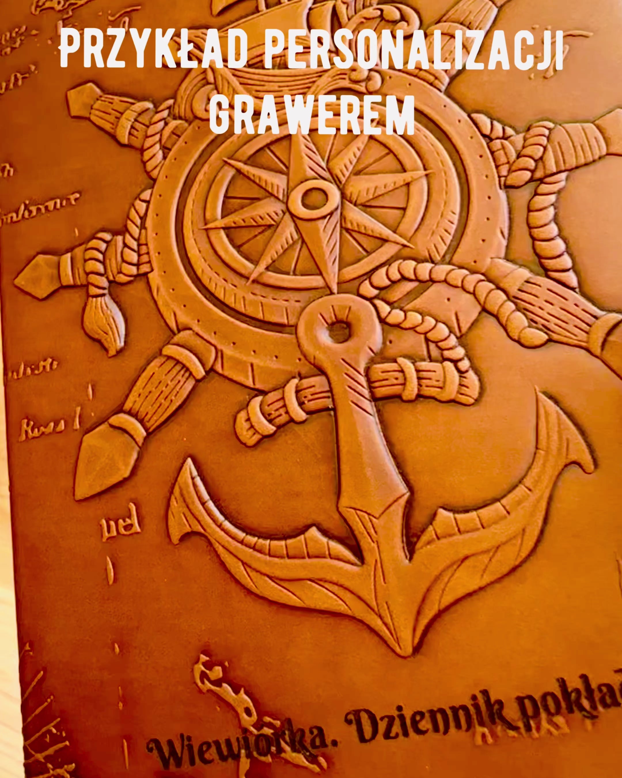 Cuadernos con motivo náutico "Nautica" con opción de personalización mediante grabado, para regalo