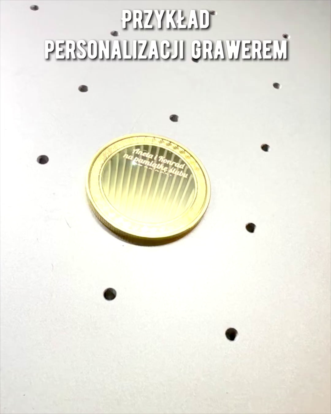 Moneda Vacía de Desafío con Posibilidad de Personalización con Grabado – Coleccionista, 40mm, cuatro modelos