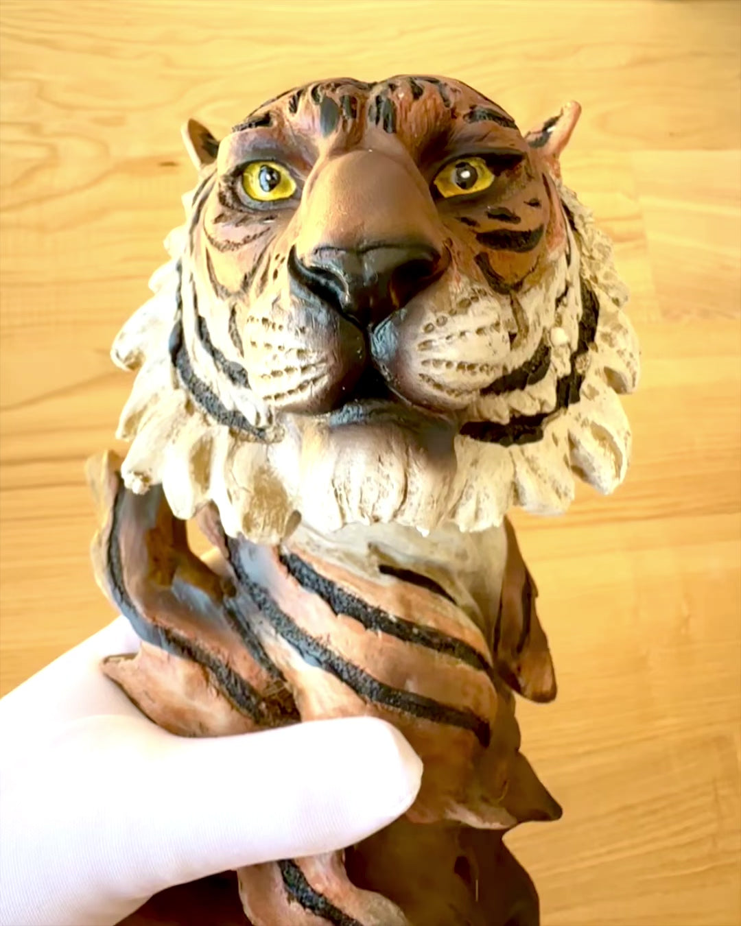 Estatuilla "Tigre Rey de la Selva" con Opción de Grabado, figura de 29 cm de altura, decoración para regalo