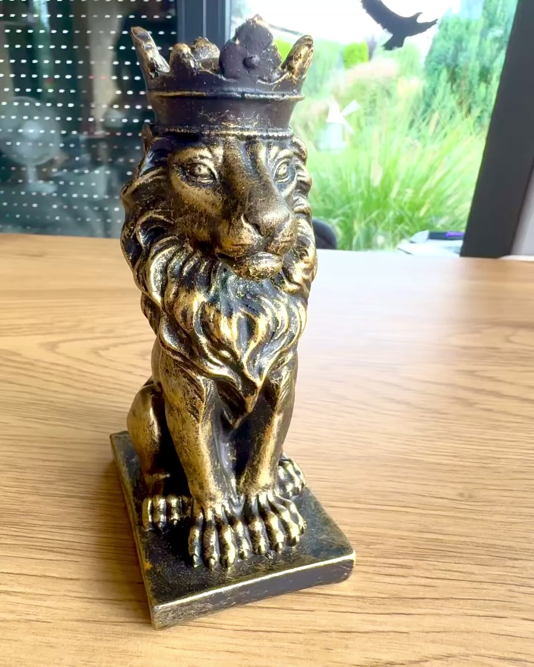 El Rey León – Figura decorativa compacta de 14.5 cm con opción de grabado para regalo