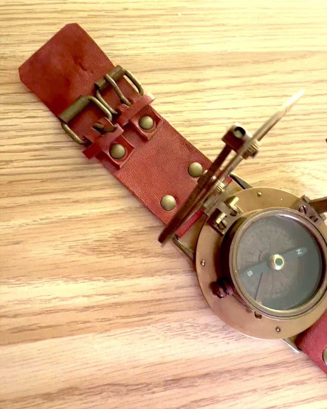 Reloj de Sol "Antyczny Kompas", reloj de pulsera con brújula, posibilidad de personalización con grabado