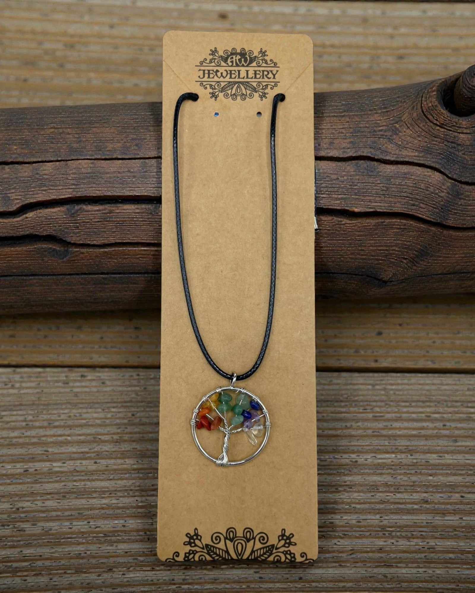 Collar Árbol de la Vida Equilibrio de los Chakras – Piedras naturales