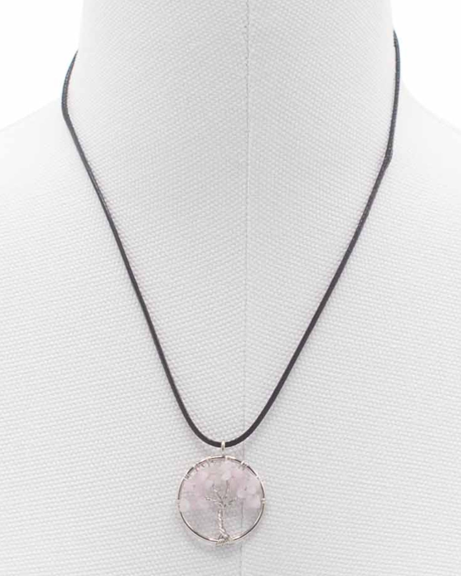 Collar Árbol de la Vida Amor y Delicadeza – Cuarzo rosa