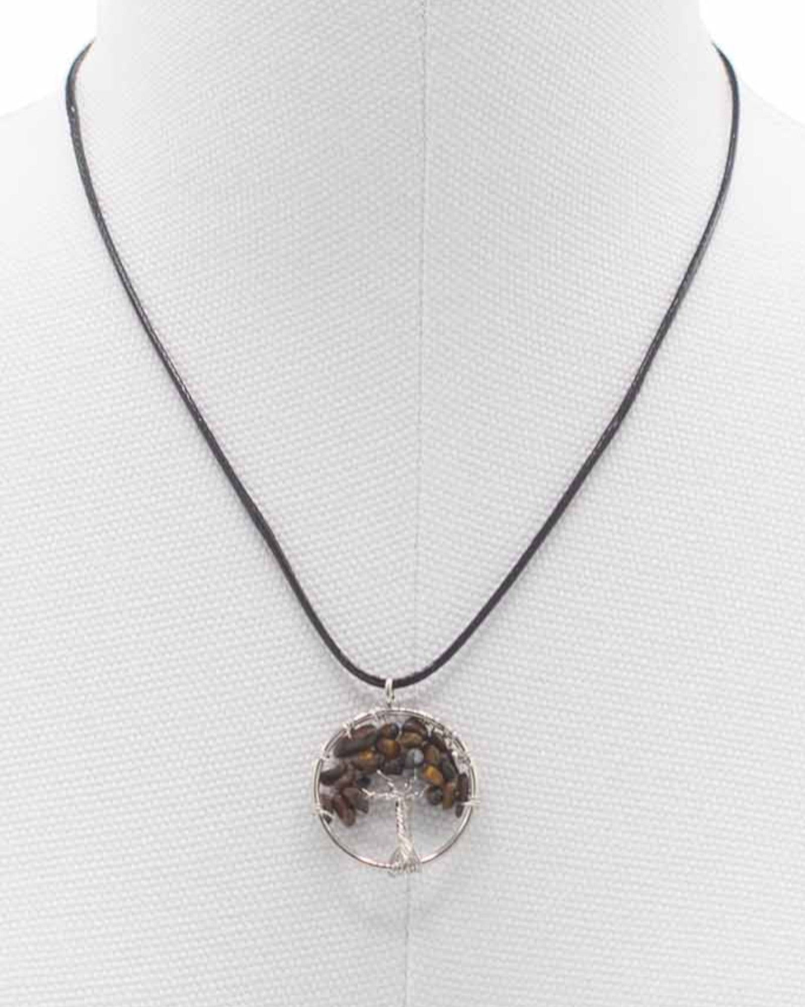 Collar Árbol de la Vida Protección y Confianza – Ojo de Tigre