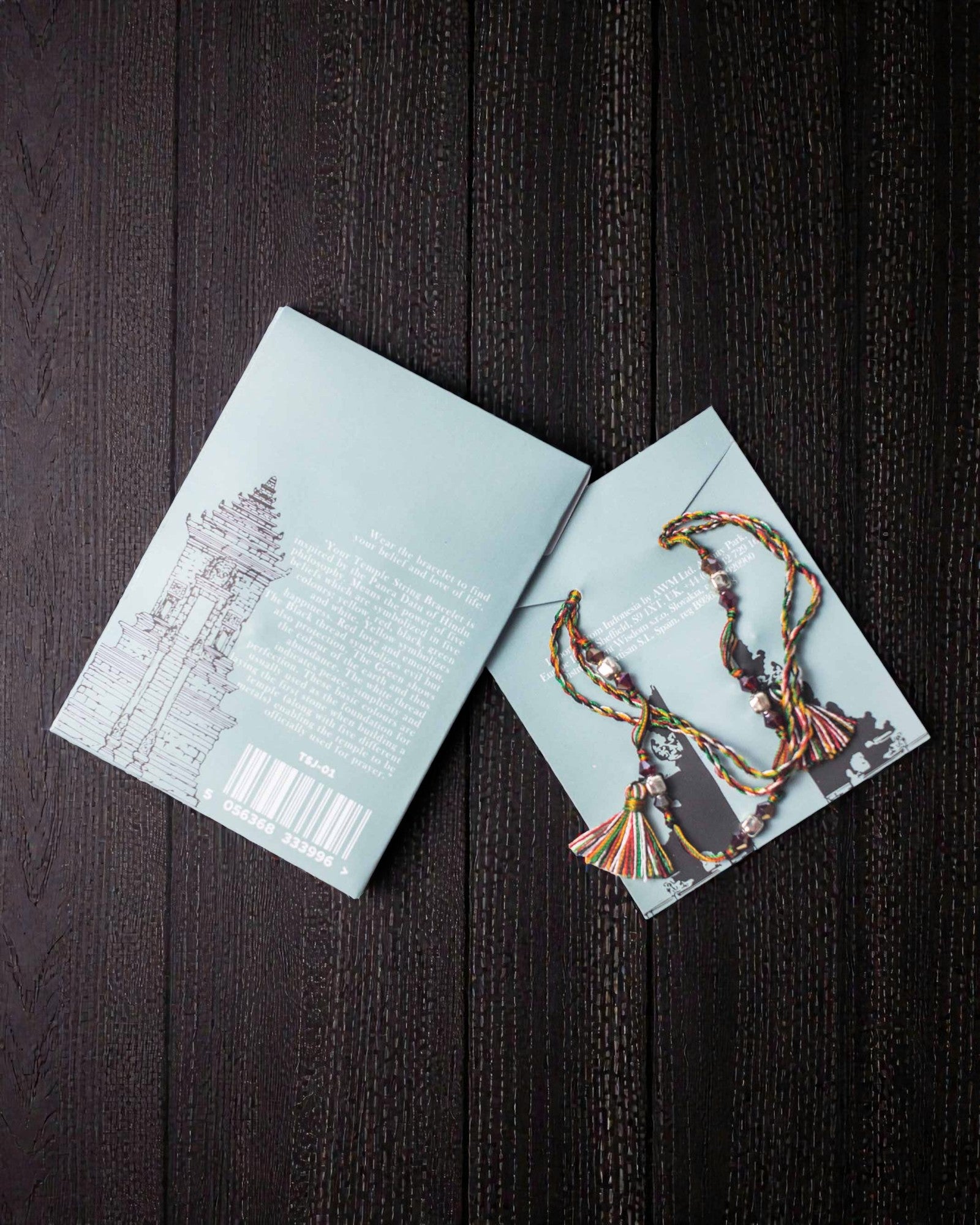 Pulsera de hilo de templo Panca Dharma – Fuerza de la fe