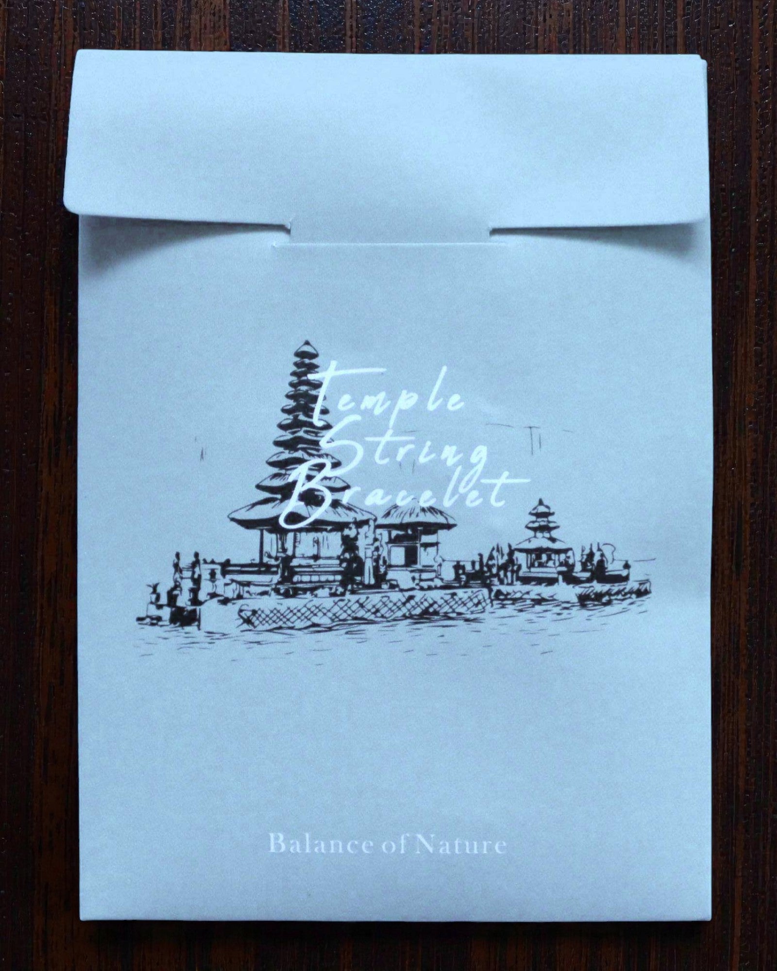 Pulsera de hilo de templo Yin Yang – Equilibrio de la naturaleza