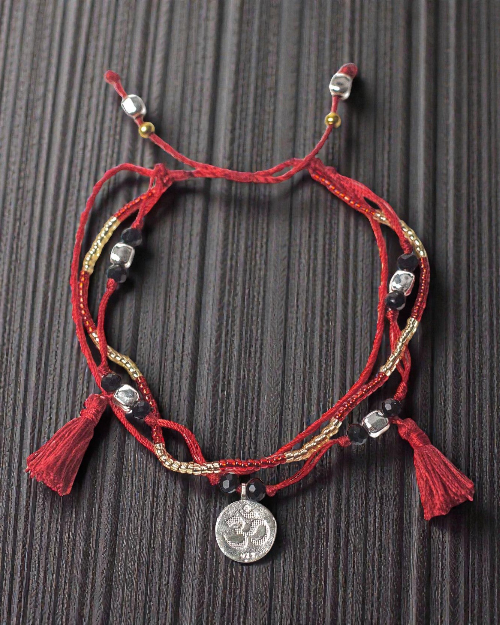 Pulsera de cordón de templo - Sabiduría infinita