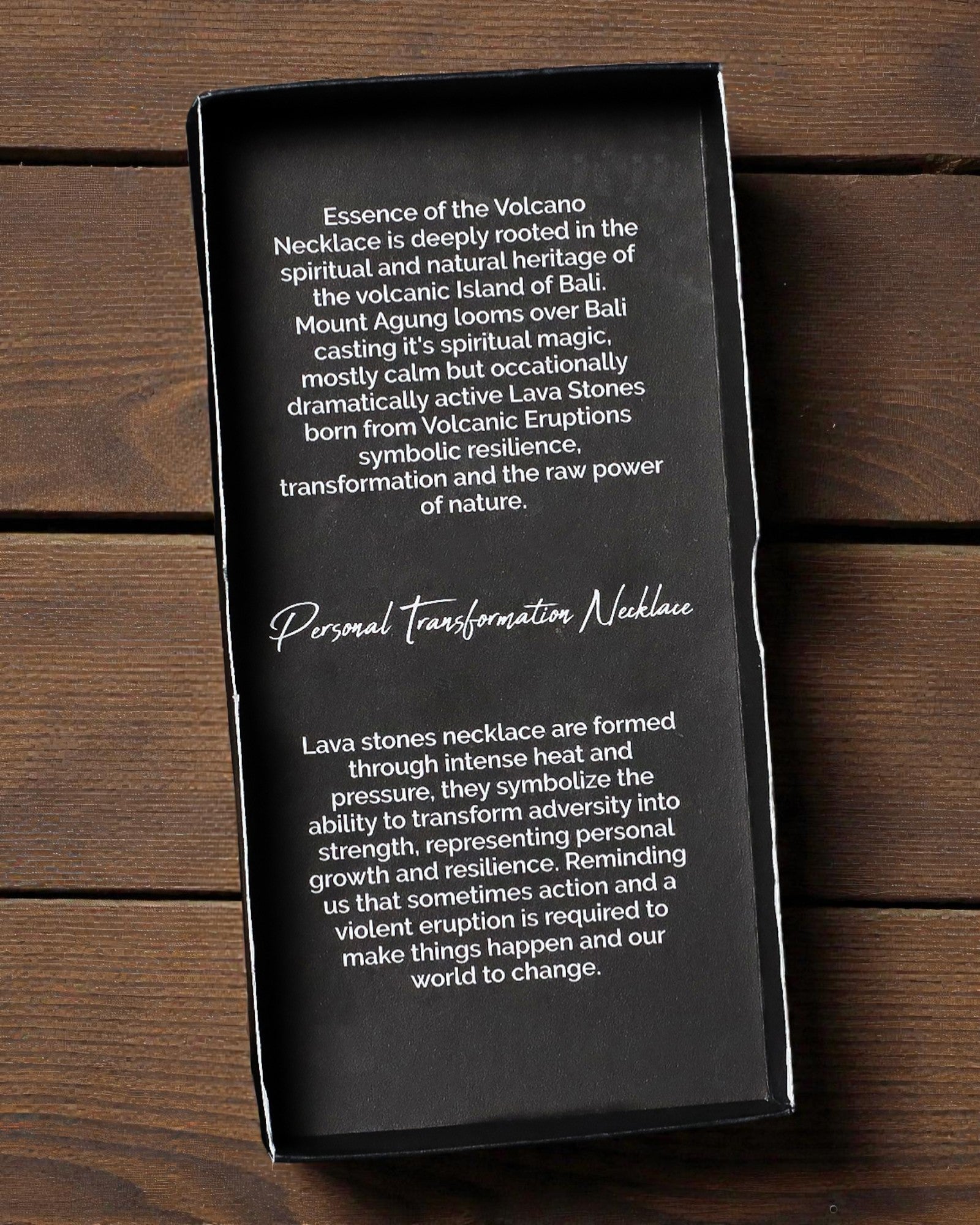Collar Esencia del Volcán – Transformación Personal