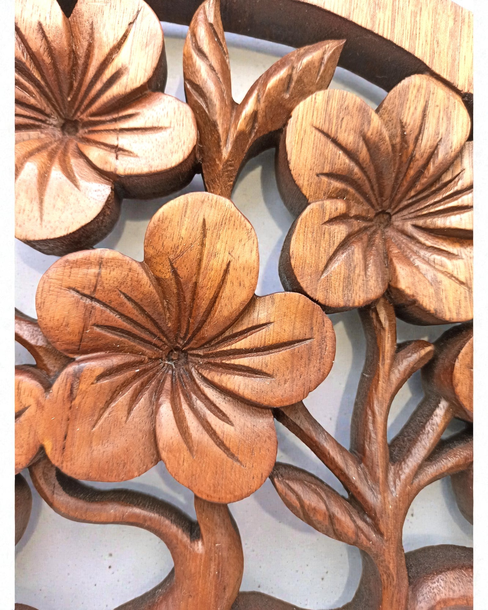 Panel decorativo de pared – Árbol de la Vida Plumeria 40 cm