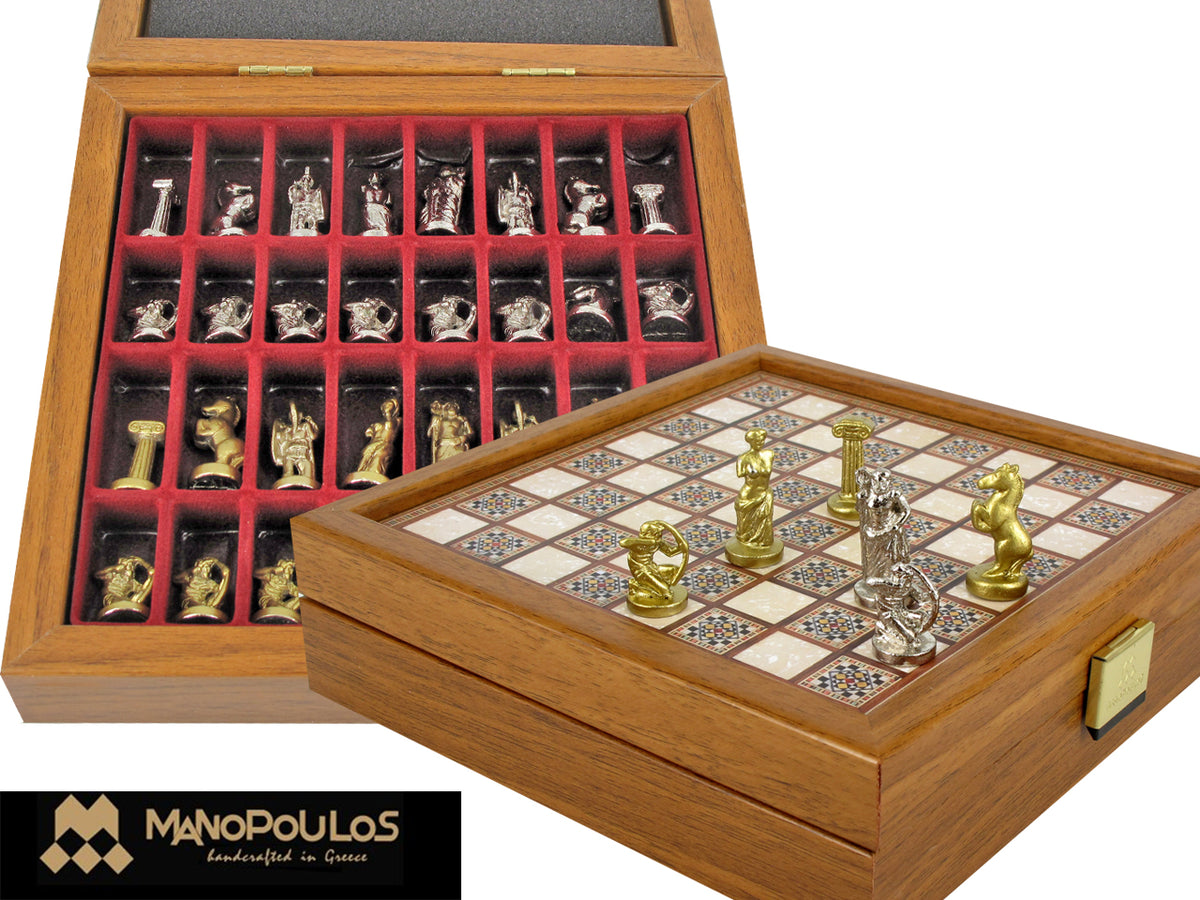 Set exclusivo de ajedrez Sagittarius, tamaño compacto de 15x15 cm