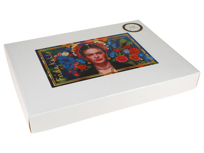 Set de 6 cucharillas recubiertas de oro de 24K F. Kahlo personalizable con grabado - elegantes cubiertos para regalo, 13 cm, CARMANI