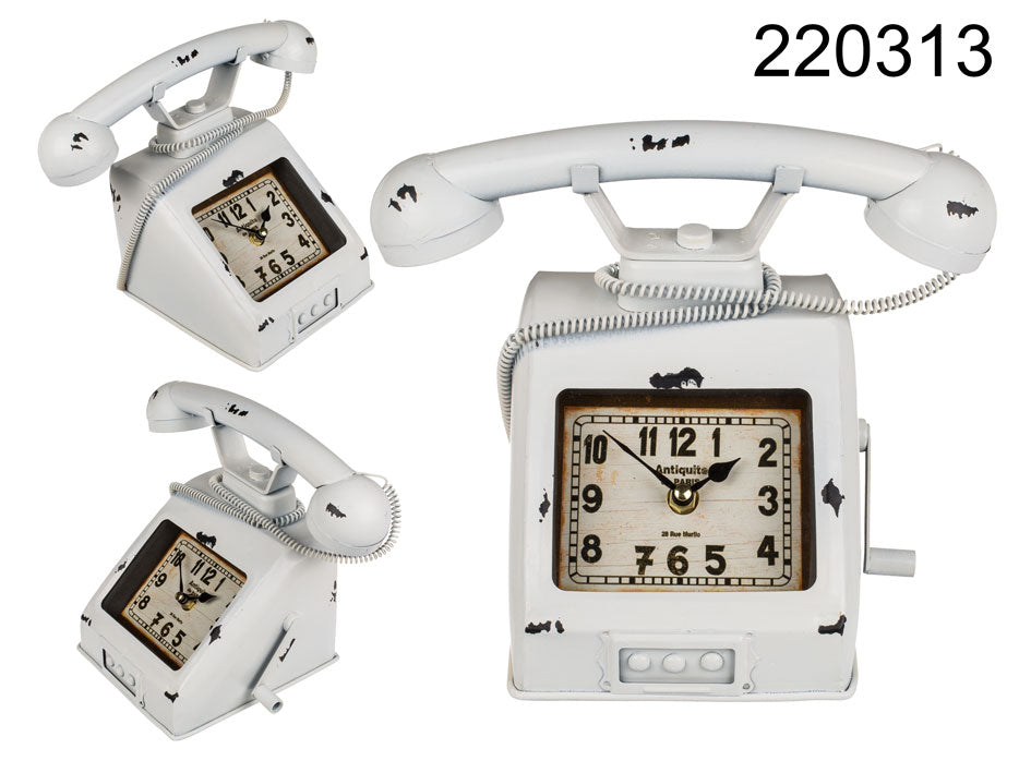Reloj con teléfono retro, posibilidad de personalización mediante grabado