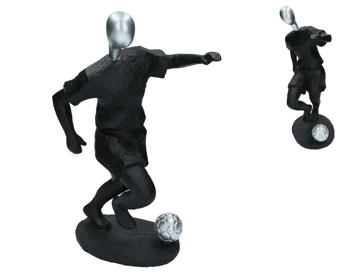 Figura de futbolista de 36 cm personalizable con grabado