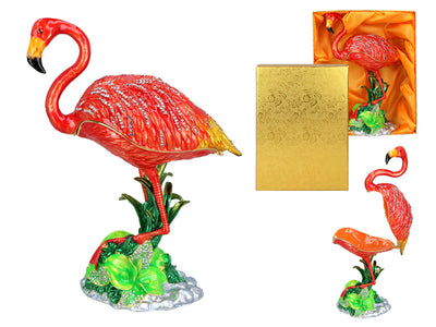 Joyero metálico Flaming personalizable con grabado, decorativo, ideal como regalo, 22 cm de altura