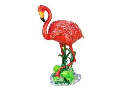 Joyero metálico Flaming personalizable con grabado, decorativo, ideal como regalo, 22 cm de altura