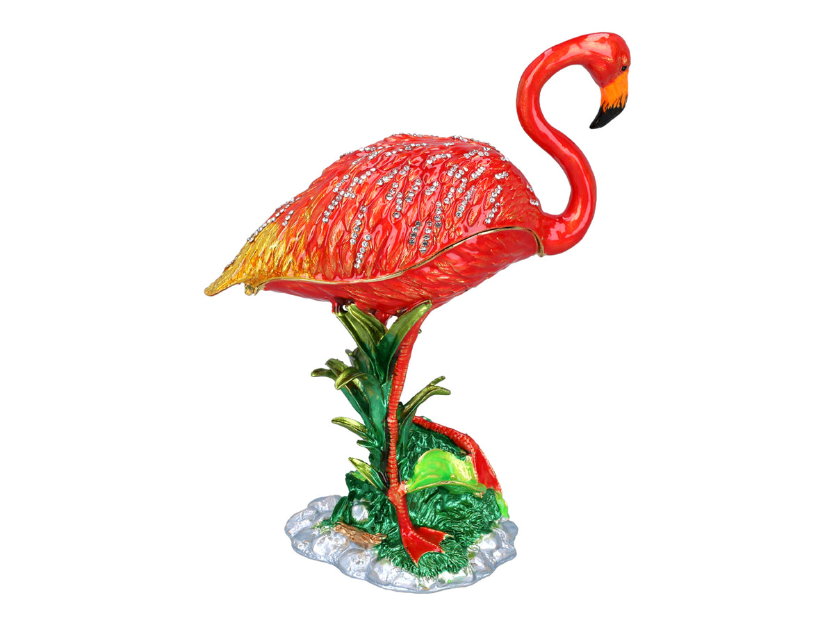 Joyero metálico Flaming personalizable con grabado, decorativo, ideal como regalo, 22 cm de altura