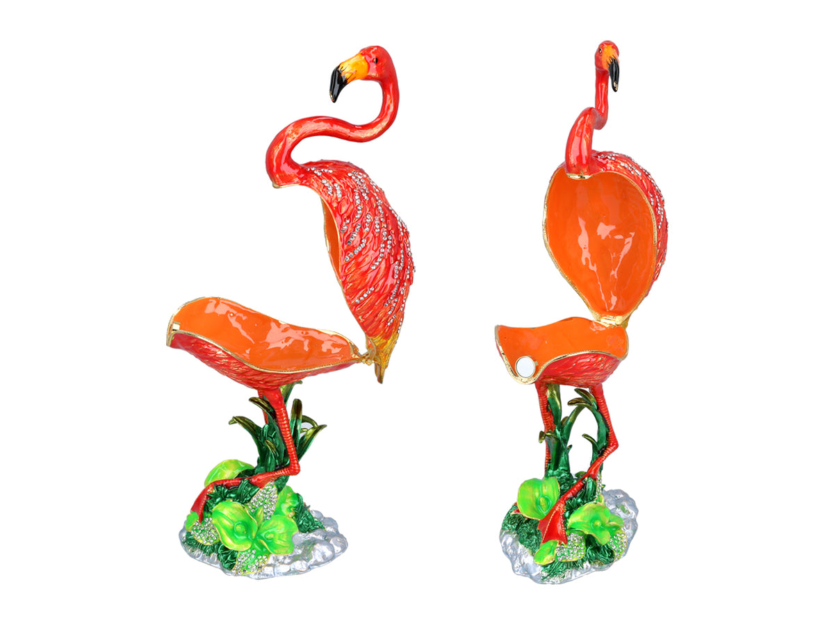 Joyero metálico Flaming personalizable con grabado, decorativo, ideal como regalo, 22 cm de altura