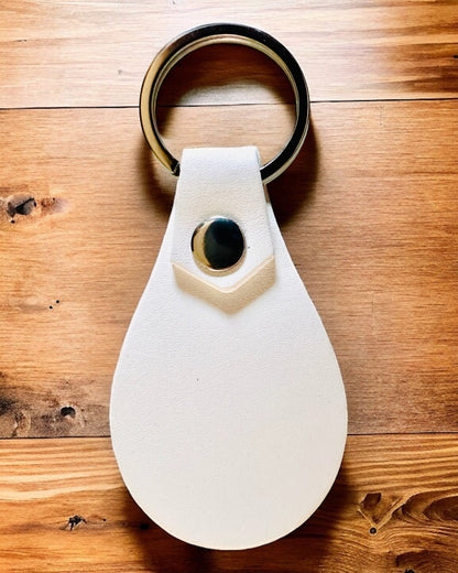 Llavero de Cuero PU Personalizable con Grabado - Disponible en 5 Colores