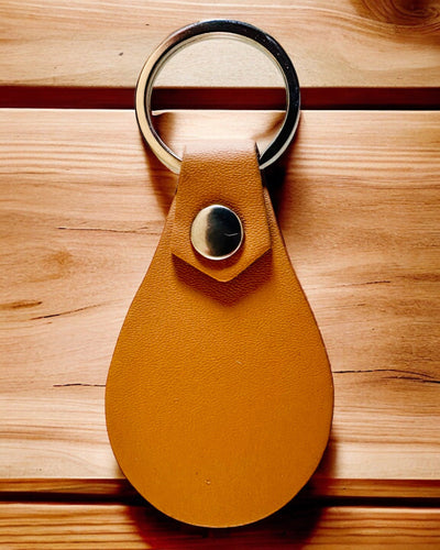 Llavero de Cuero PU Personalizable con Grabado - Disponible en 5 Colores