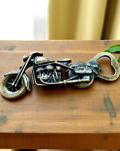 Abrebotellas con forma de motocicleta - personalización con grabado para regalo
