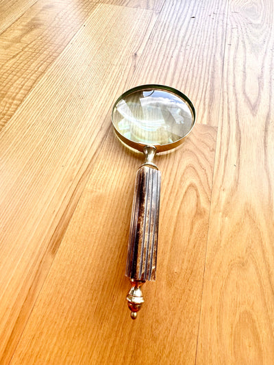 Lupa Retro Grande, posibilidad de personalización como regalo con grabado - variantes a elegir