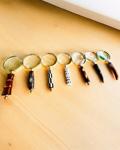 Lupa Retro Grande, posibilidad de personalización como regalo con grabado - variantes a elegir