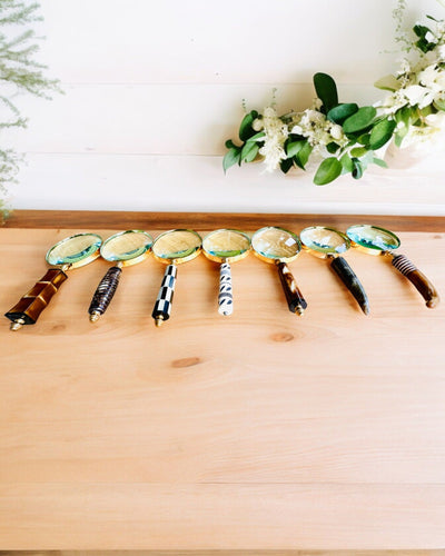 Lupa Retro Grande, posibilidad de personalización como regalo con grabado - variantes a elegir