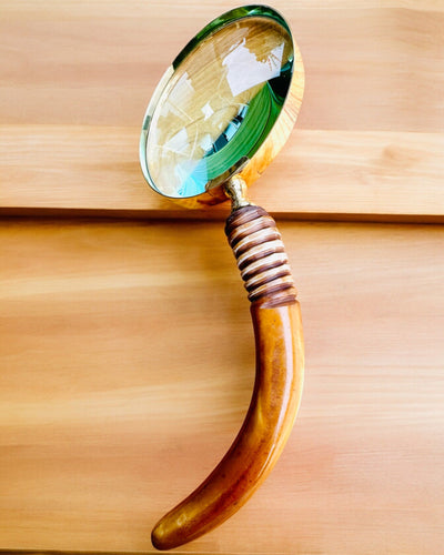 Lupa Retro Grande, posibilidad de personalización como regalo con grabado - variantes a elegir