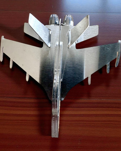 Modelo de Metal del Caza "SkyRaptor" – acero inoxidable, grabado personalizado para regalo