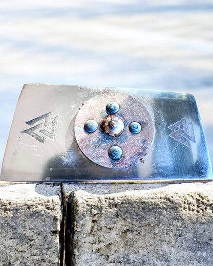 Martillo Mjölnir de los Skalds – 33 cm, Martillo Vikingo Forjado a Mano con Opción de Grabado