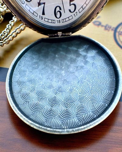 Reloj de Bolsillo "Road King" – con motivo de Camión, con grabado, para regalo