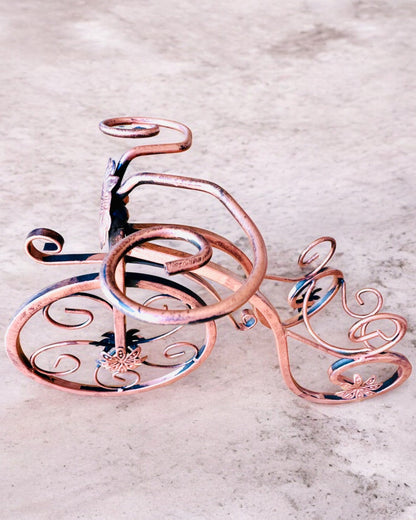 Soporte para Vino "WineCycle" en Forma de Bicicleta - posibilidad de personalización con grabado para regalo