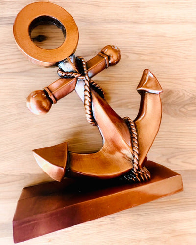 Ancla Decorativa de Aluminio - Decoración Elegante con Posibilidad de Grabado - 3 variantes de color